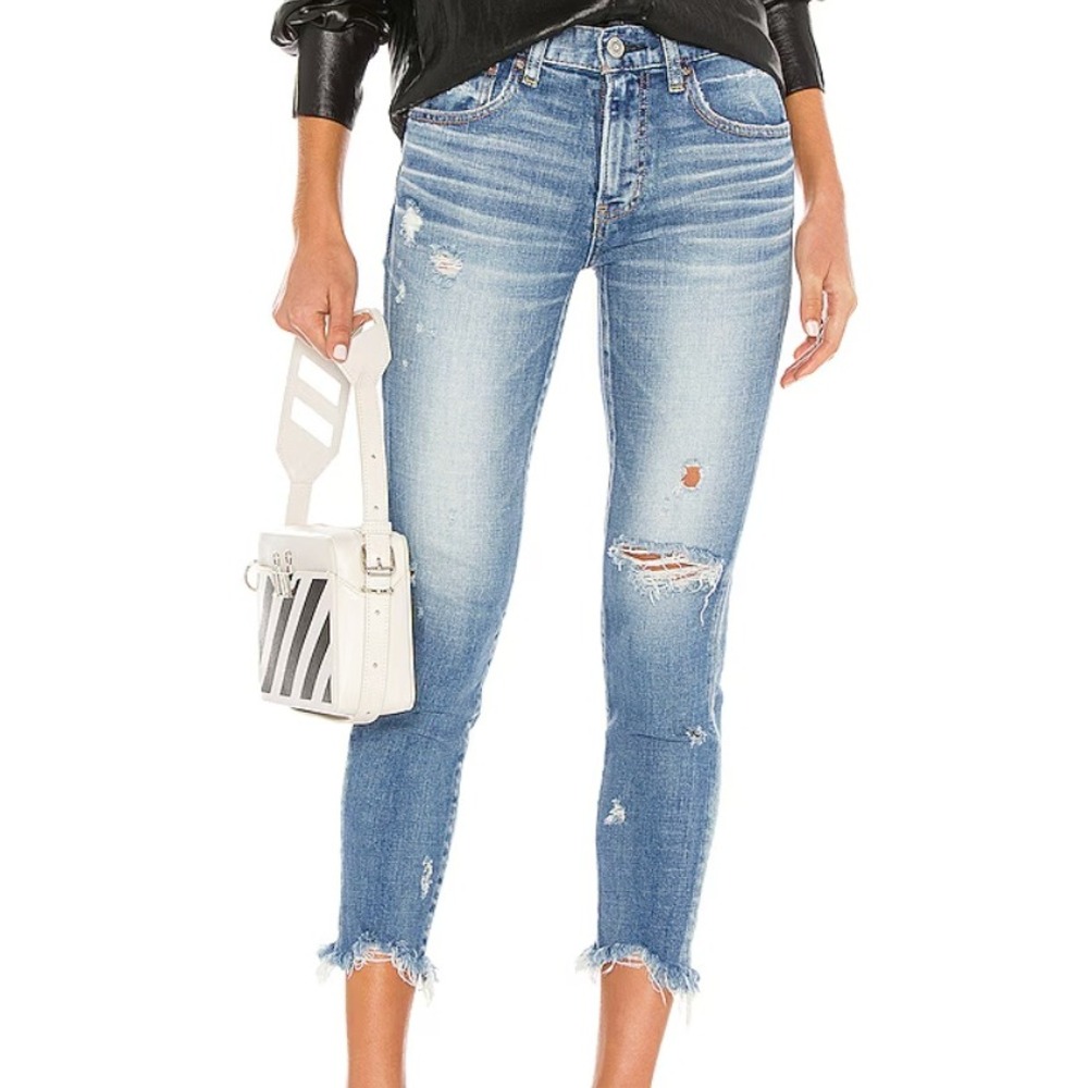 Moussy Vintage Glendele Distressed Skinny Jeans sz 26